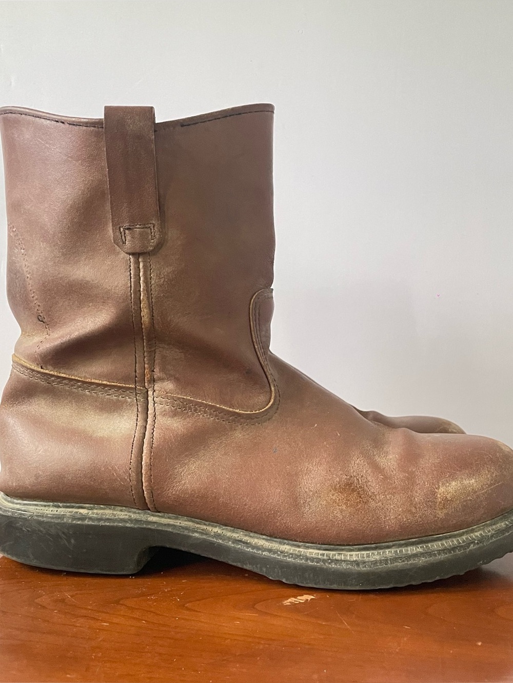 Red Wing Brown Leather Steel Toe Work Boots | US 11.5EE